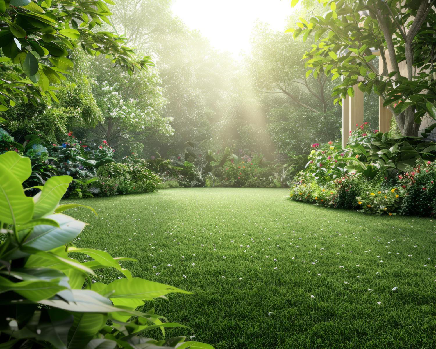 Landscaped garden at GR Swara, artist's impression